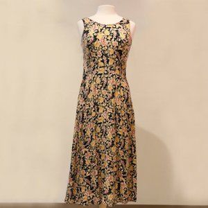 90's Grunge Floral Maxi Dress